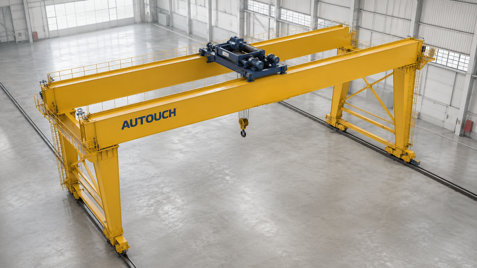 Pórtico industrial biviga Autouch para movimentação de cargas